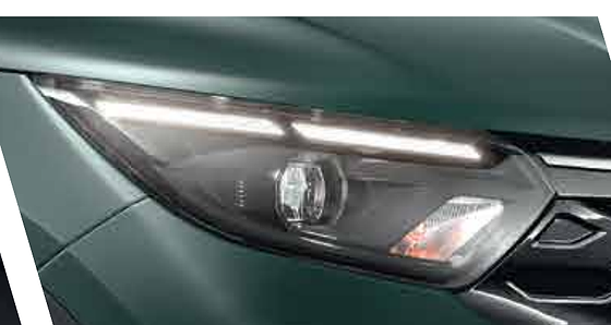 Nissan Gravite, Signature LED headlamp with an integrated LED daytime-running-light bar