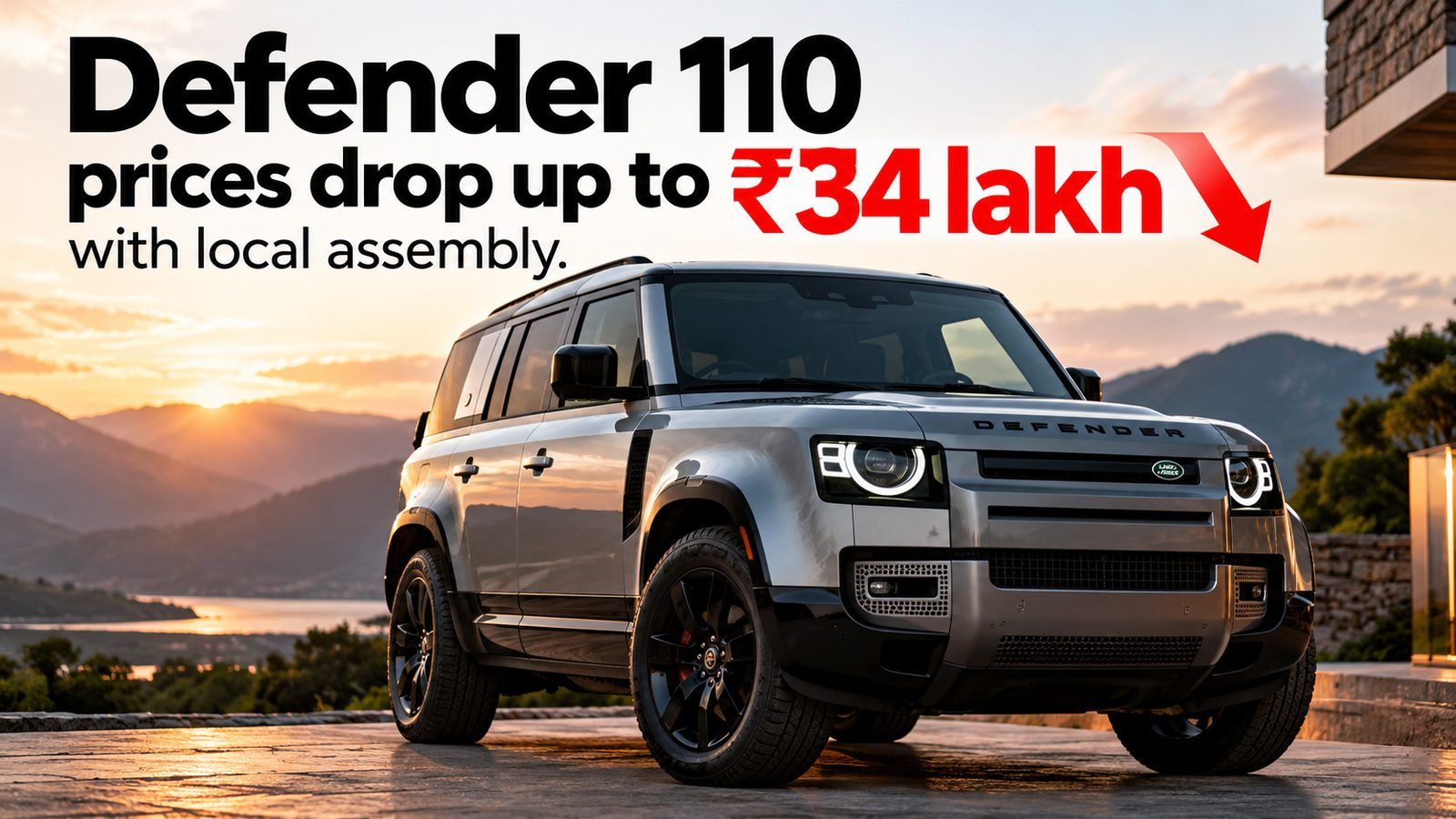 Land Rover Defender 110 now ₹14–34 lakh cheaper with local Pune assembly