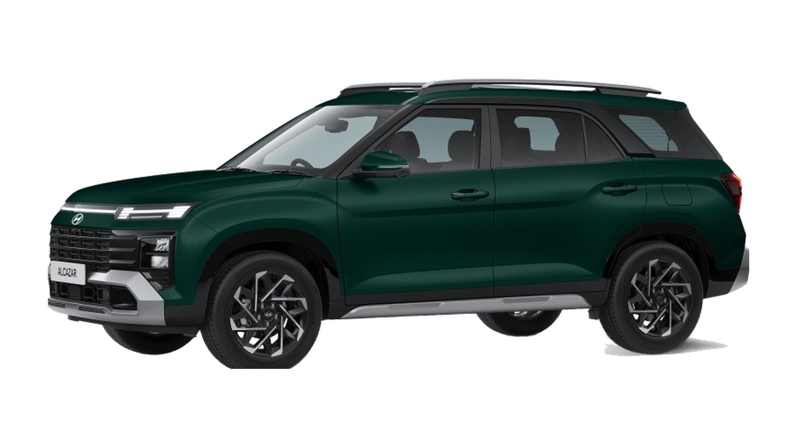 Hyundai Alcazar in Robust Emerald Matte