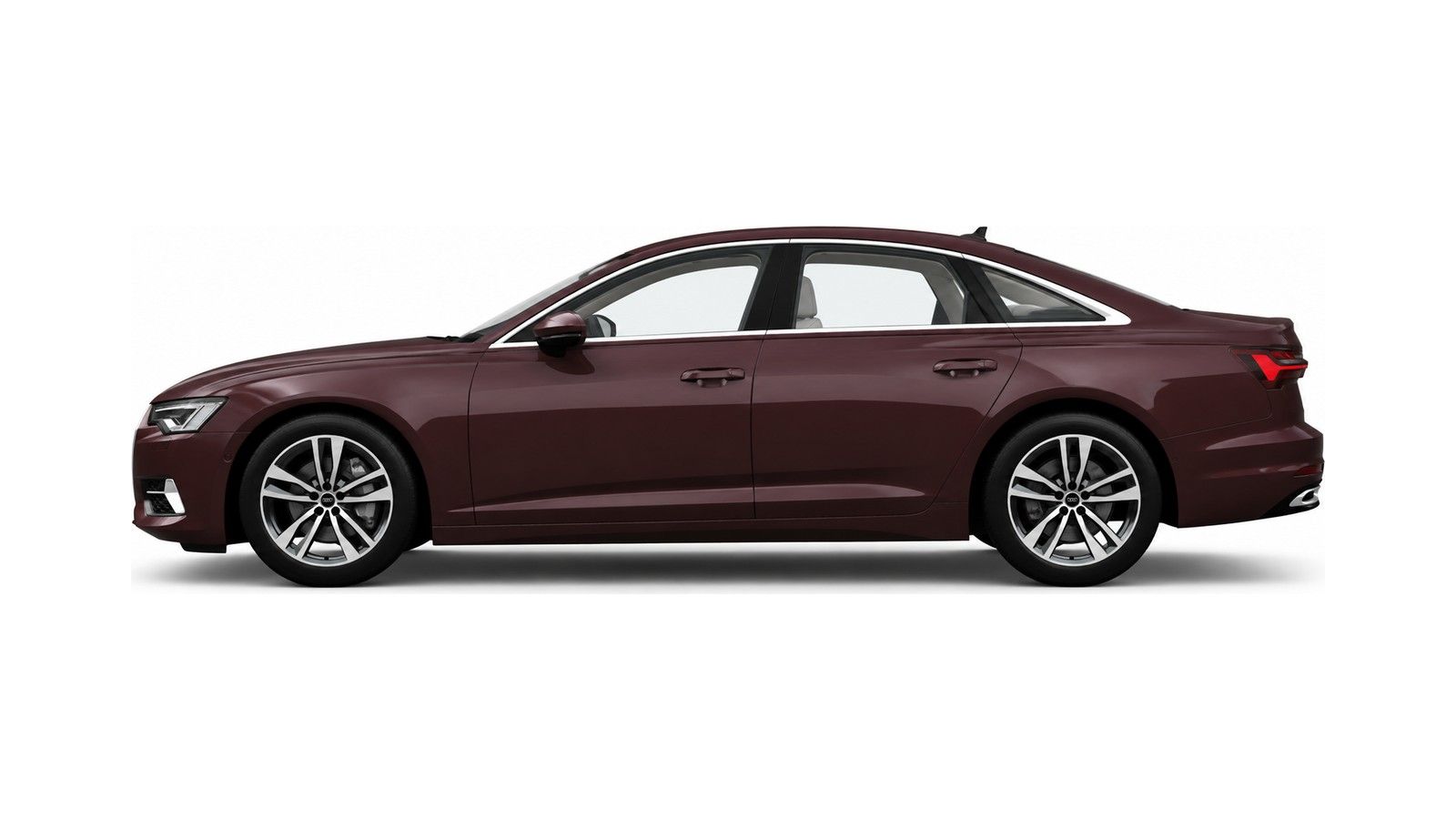 Audi A6 in Seville Red