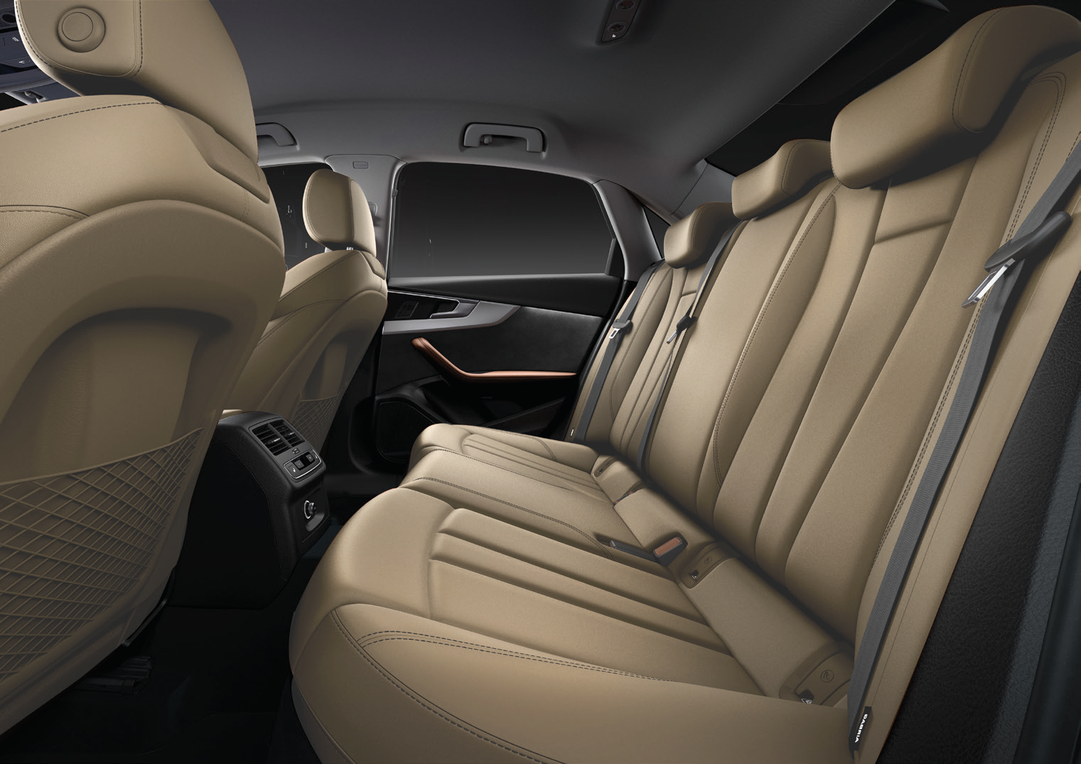 Audi A4 — Rear bench seat in leather with centre armrest