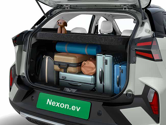 Tata Nexon EV, 350-litre ergonomic boot space
