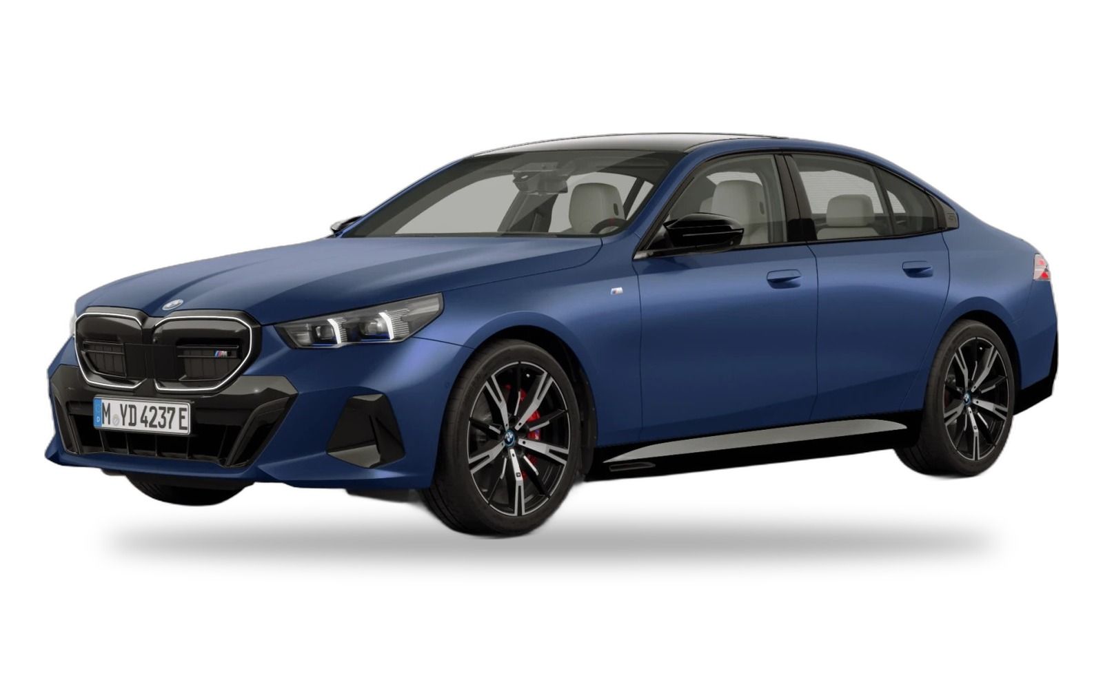BMW i5 in BMW Individual Frozen Portimao Blue Metallic
