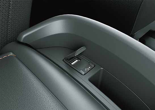 Toyota Innova Crysta, Rear charging port for second-row occupants