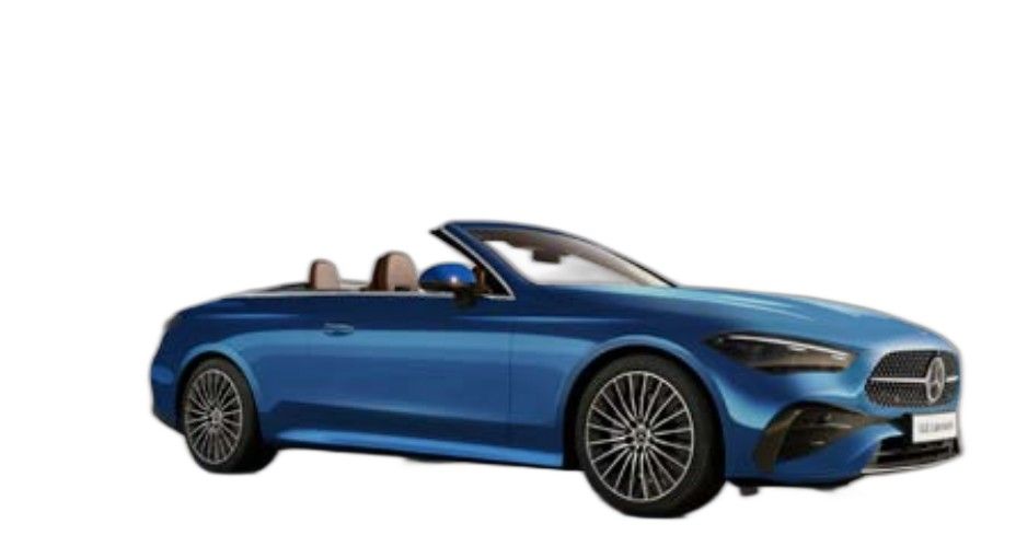 Mercedes-Benz CLE Cabriolet in Spectral Blue