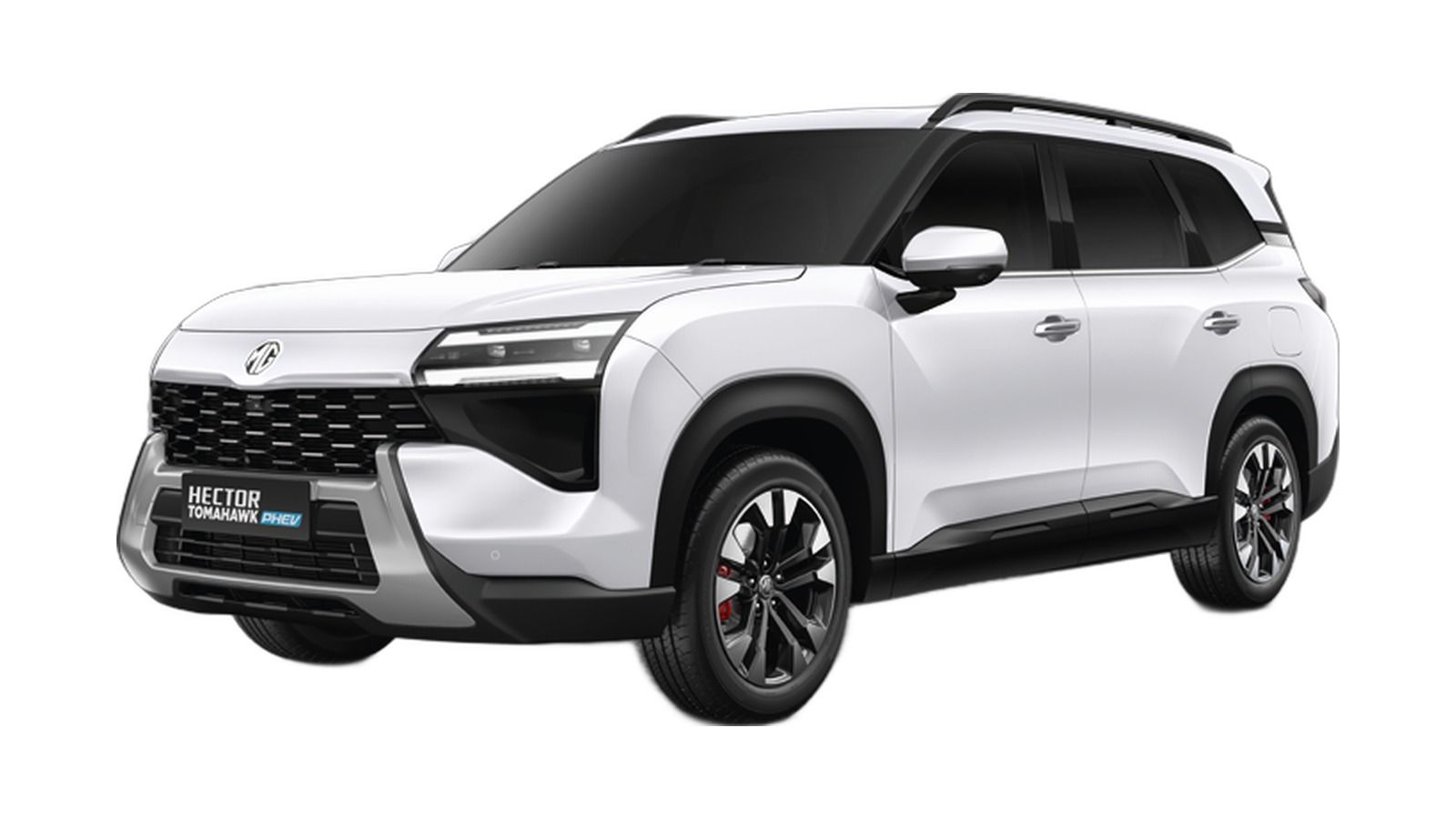 MG Hector Tomahawk PHEV in Pearl White
