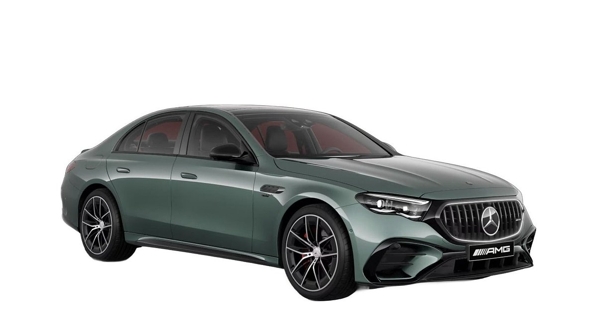Mercedes-AMG E 53 in Verde Silver colour