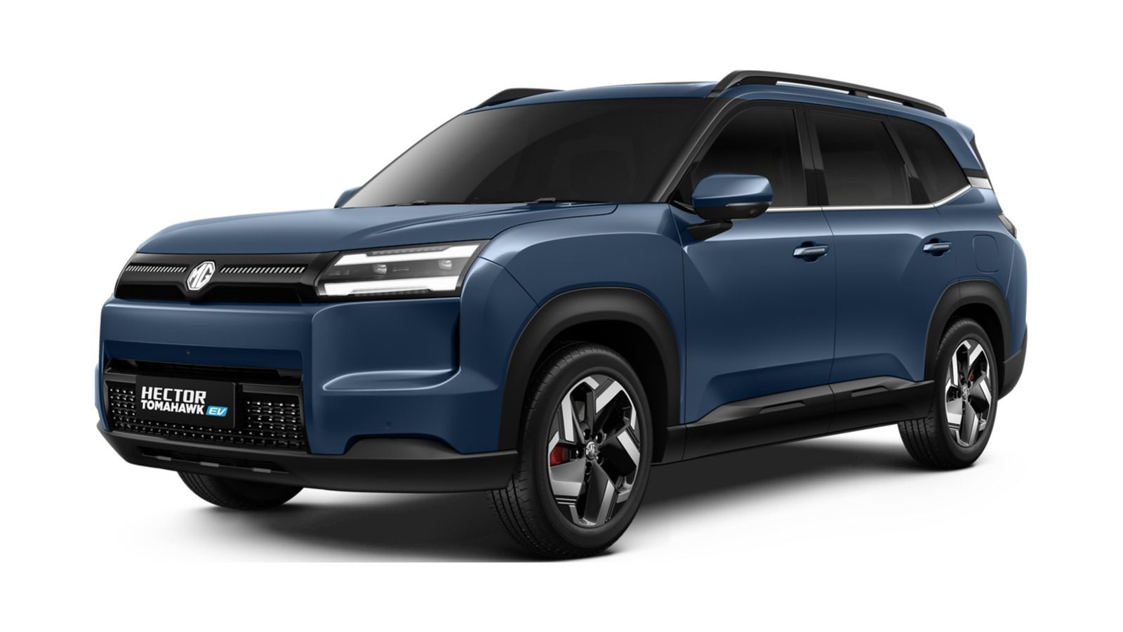 MG Hector Tomahawk EV in Celadon Blue