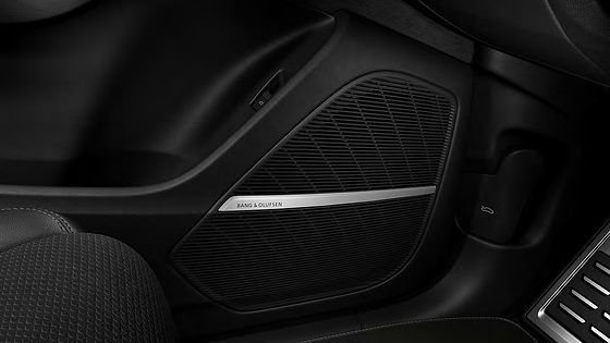 Audi Q8, Bang & Olufsen premium 3D sound system speaker grille.