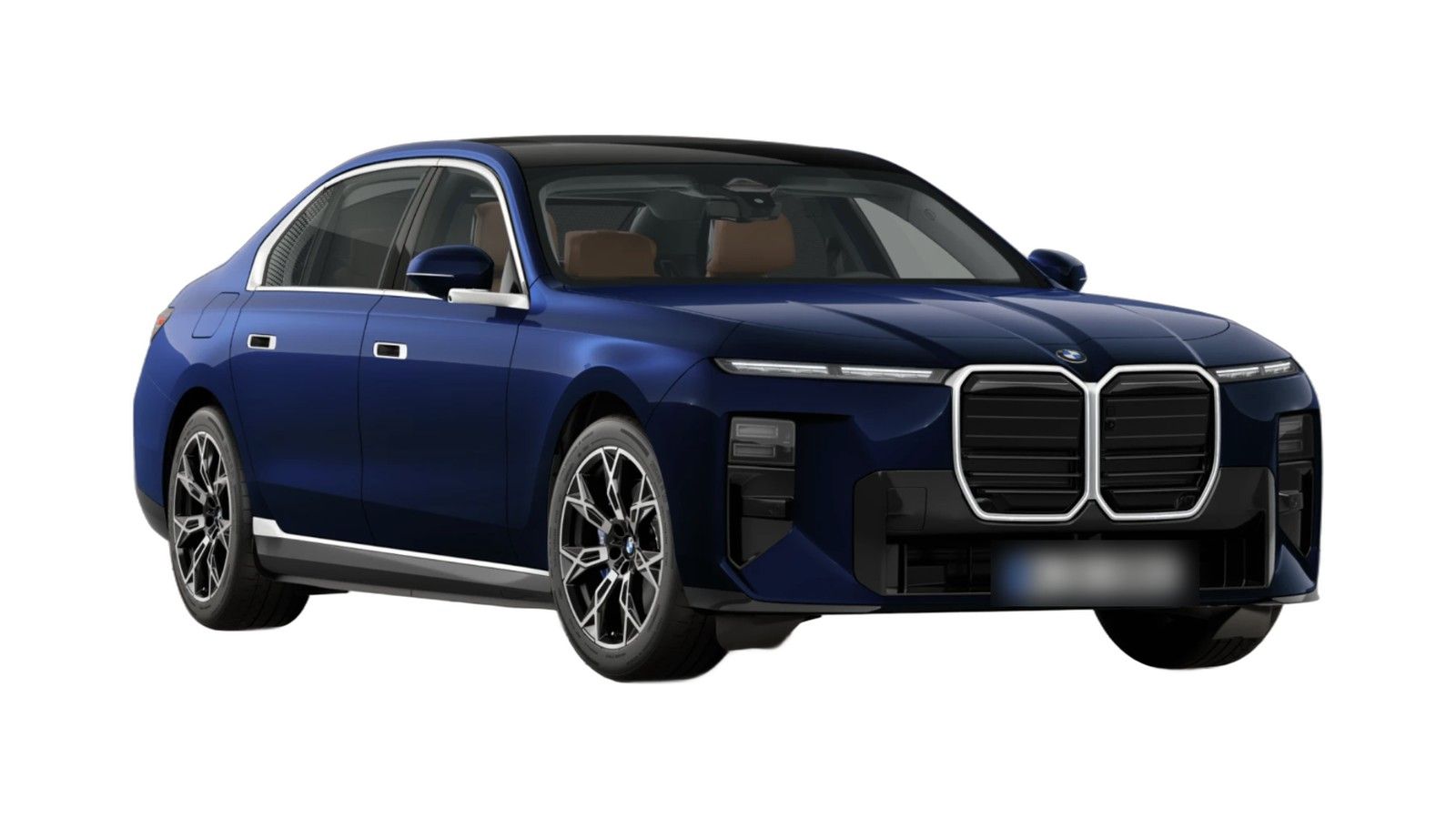 BMW i7 in BMW Individual Tanzanite Blue Metallic