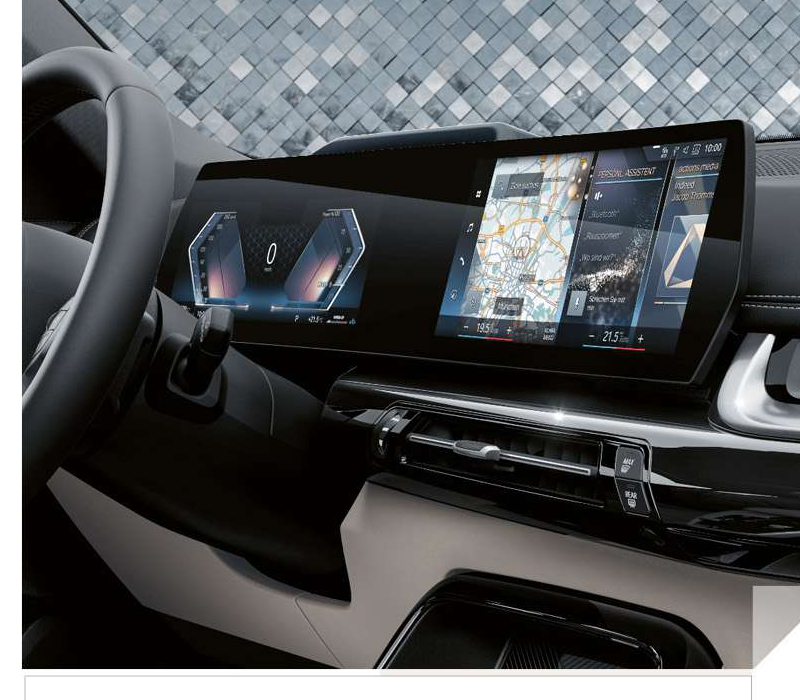 BMW iX1 — Driving Assistant with collision warning and autonomous emergency braking