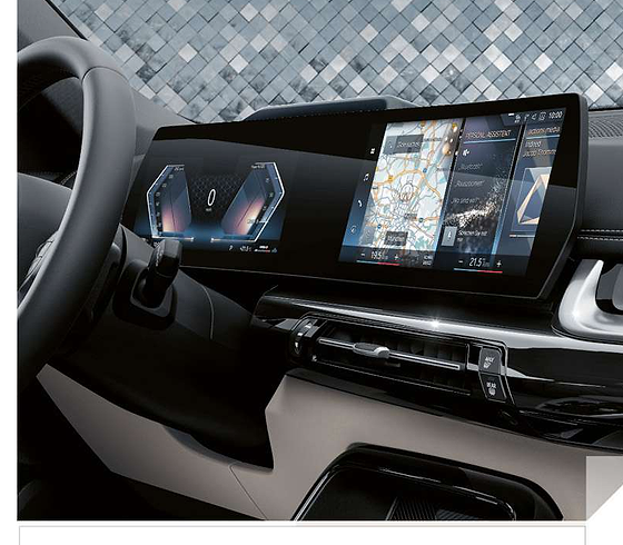 BMW iX1, Driving Assistant with collision warning and autonomous emergency braking