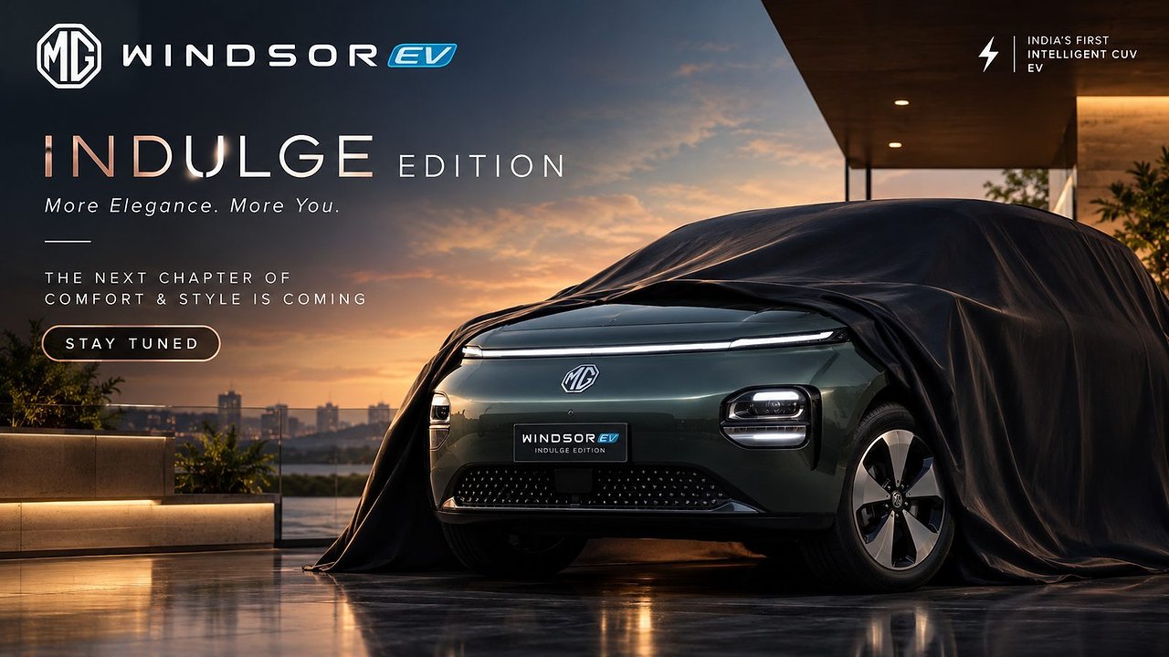 MG Windsor EV Indulge Edition teased at ₹17.5–18 lakh