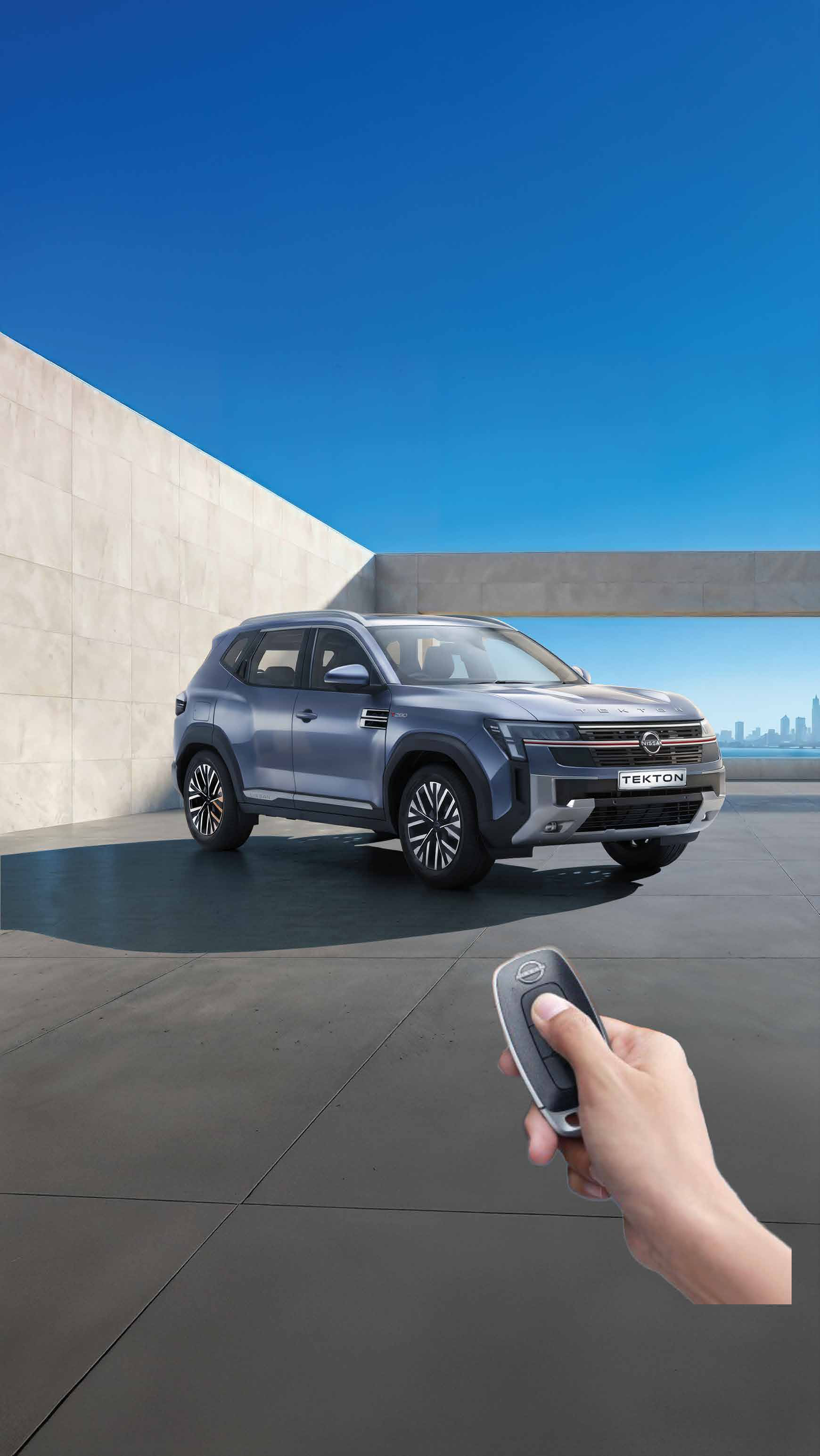 Nissan Tekton — Hands-free SmartCard key with approach unlock and walk-away lock