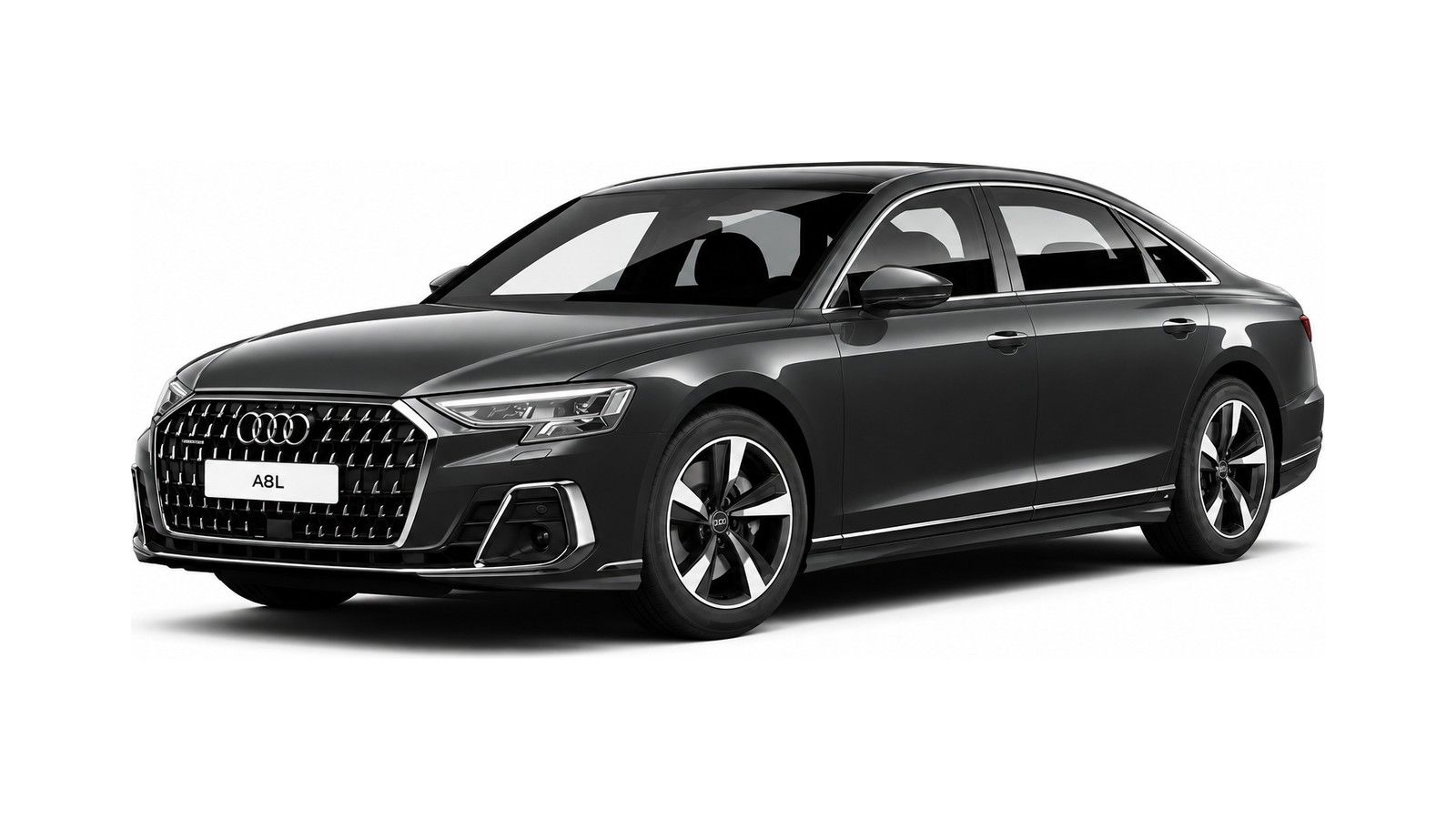 A8 L in Sebring Black colour