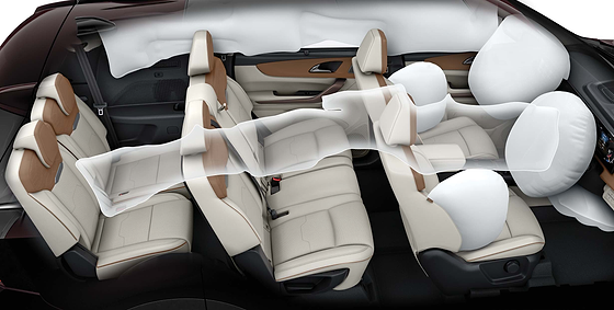 Mahindra XUV 7XO, Six airbags with curtain coverage till the third row
