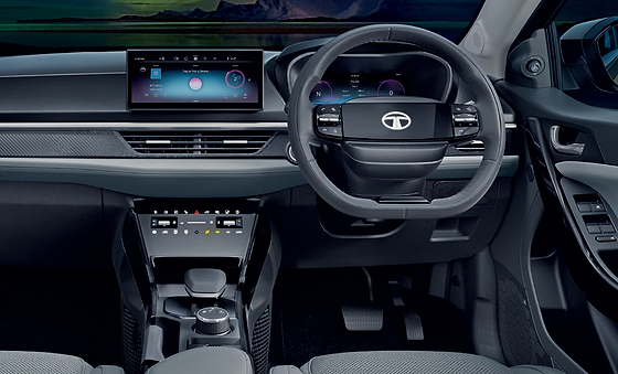 Tata Nexon, 26.03 cm floating touchscreen infotainment by Harman with navigation display on the digital instrument cluster