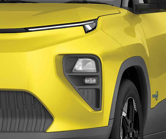 Tata Punch EV, Front LED fog lamps with cornering function: low-level, wide-angle lighting for bad weather and tight turns