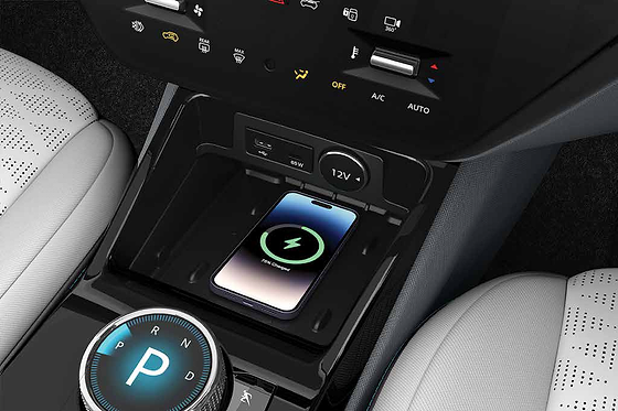 Tata Punch EV, Wireless smartphone charger in the front console