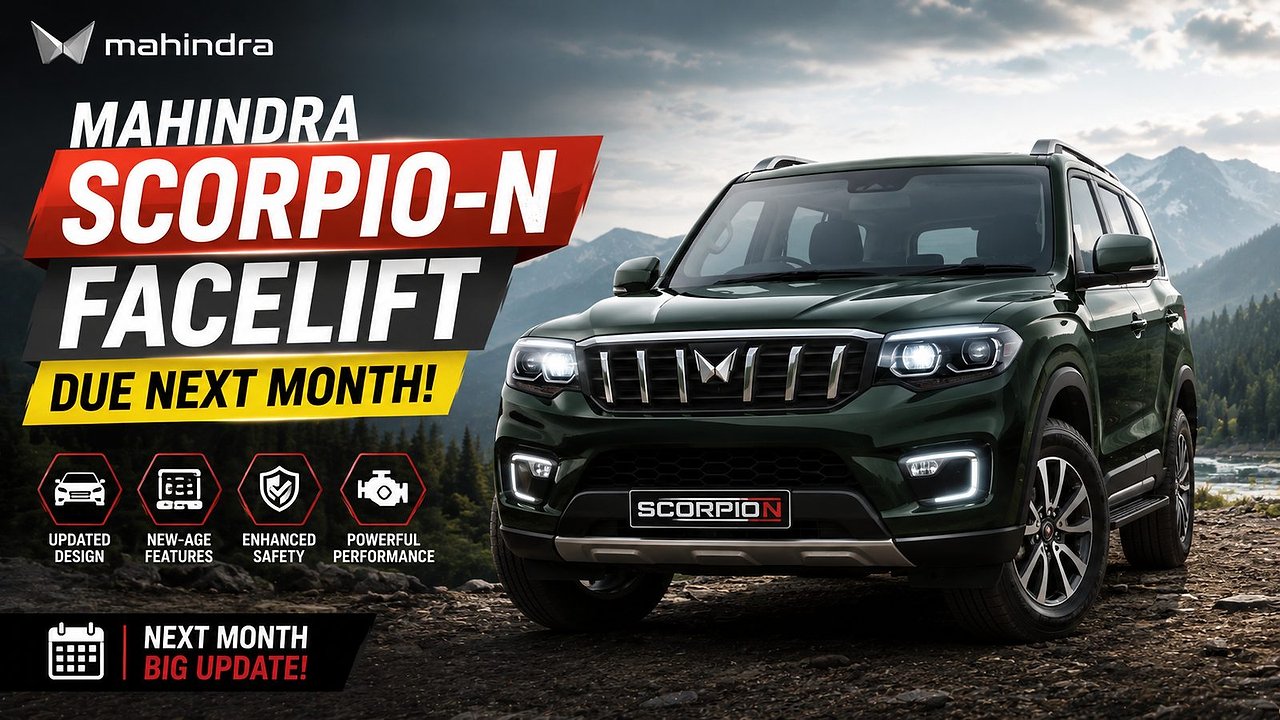 Mahindra Scorpio-N facelift due next month: Sunroof, twin 10.25-inch screens