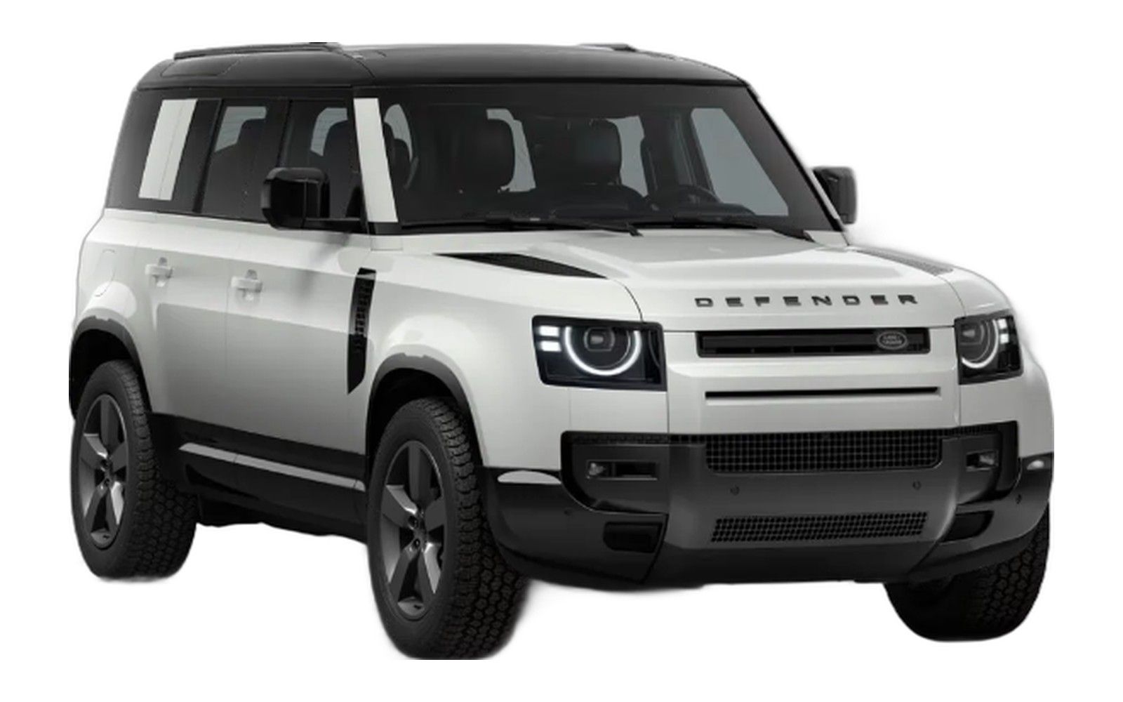 Land Rover Defender in Fuji White