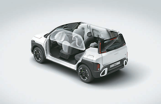 Kia Syros, 6 airbags on the reinforced K1 platform