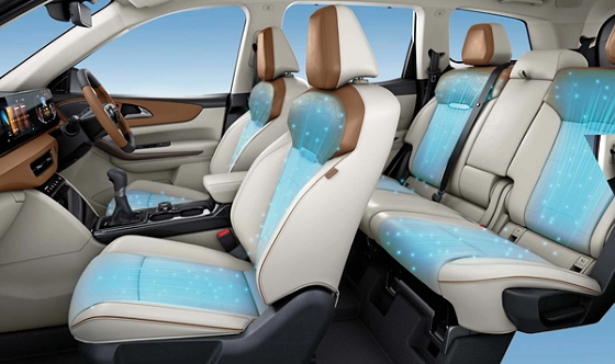Mahindra XUV 7XO, Front and rear ventilated seats