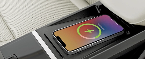 Tata Sierra, Wireless smartphone charger on the centre console