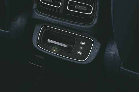 Hyundai Alcazar — 1st and 2nd row smartphone wireless charger