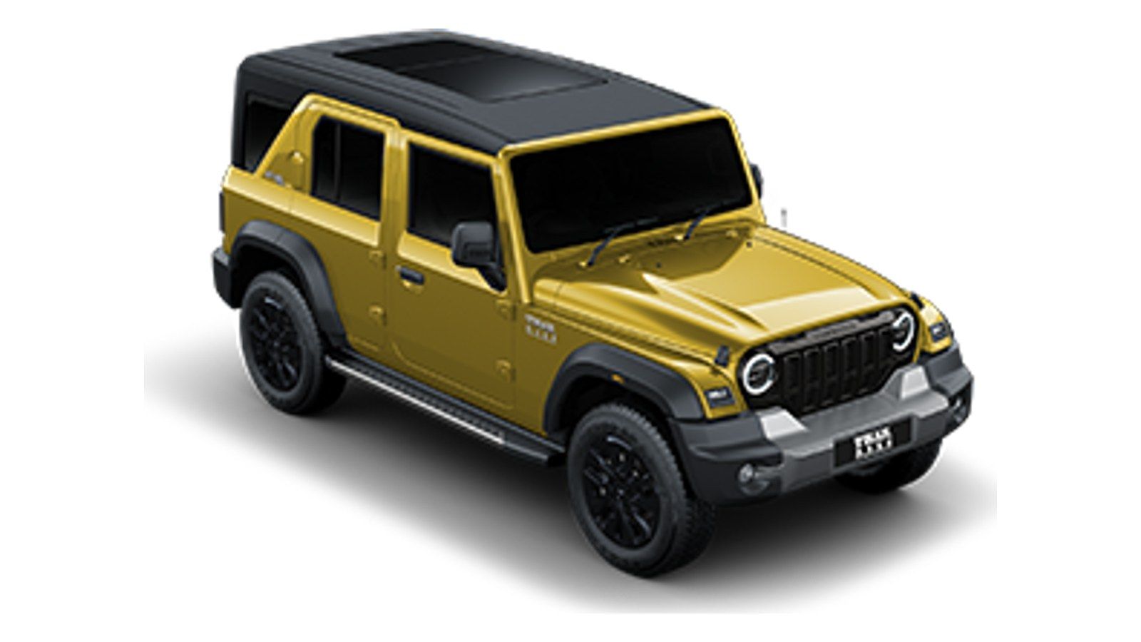 Mahindra Thar Roxx in Citrine Yellow (STAR Edition)