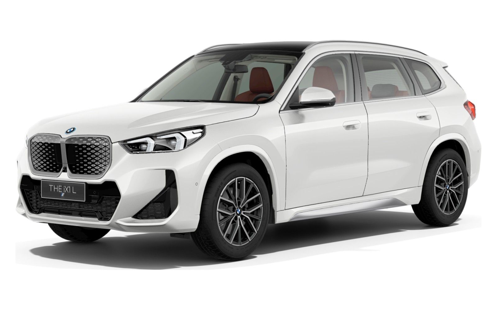 BMW iX1 LWB in Mineral White Metallic