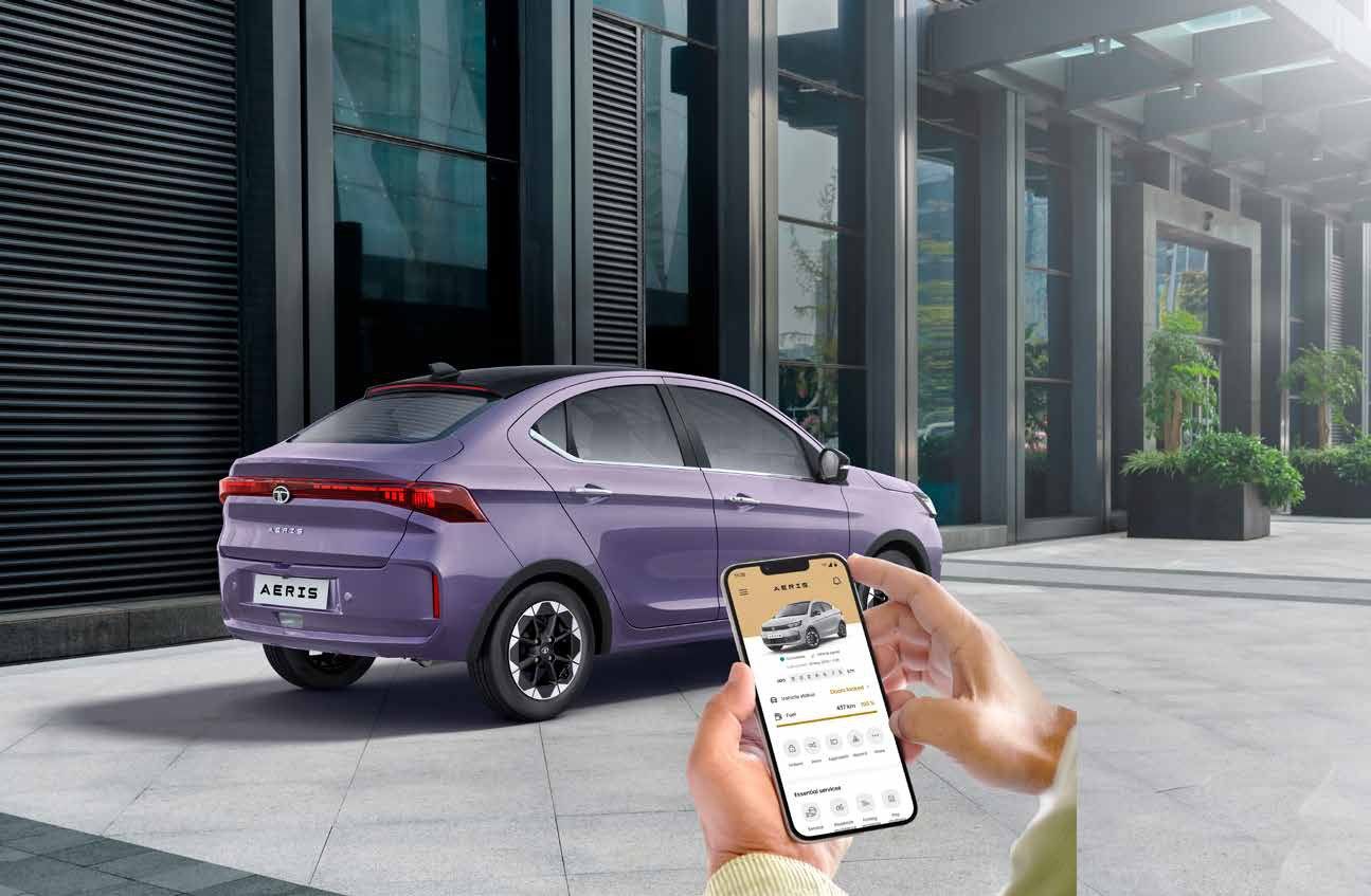 Tata Aeris, iRA connectivity with 35+ connected-car features on the phone app