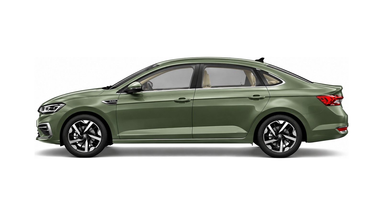 Skoda Slavia in Shimla Green