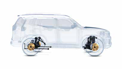 Mahindra Scorpio N — All-four disc brakes, ventilated front and rear, with ABS and EBD