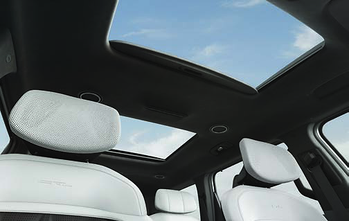 Kia EV9, Dual panoramic sunroof