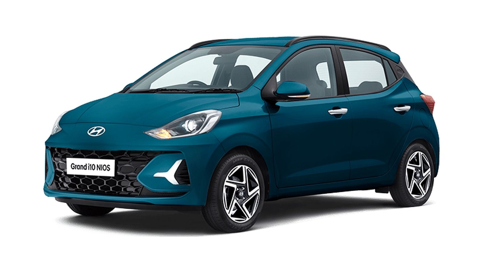 Hyundai Grand i10 Nios in Aqua Teal