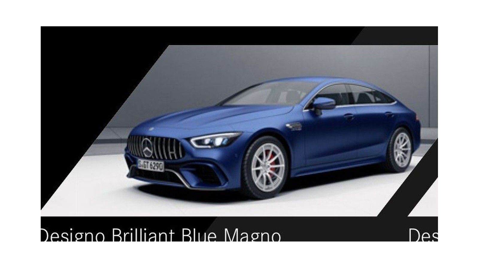 Mercedes-Benz Mercedes-AMG GT 63 S 4MATIC+ in designo Brilliant Blue Magno