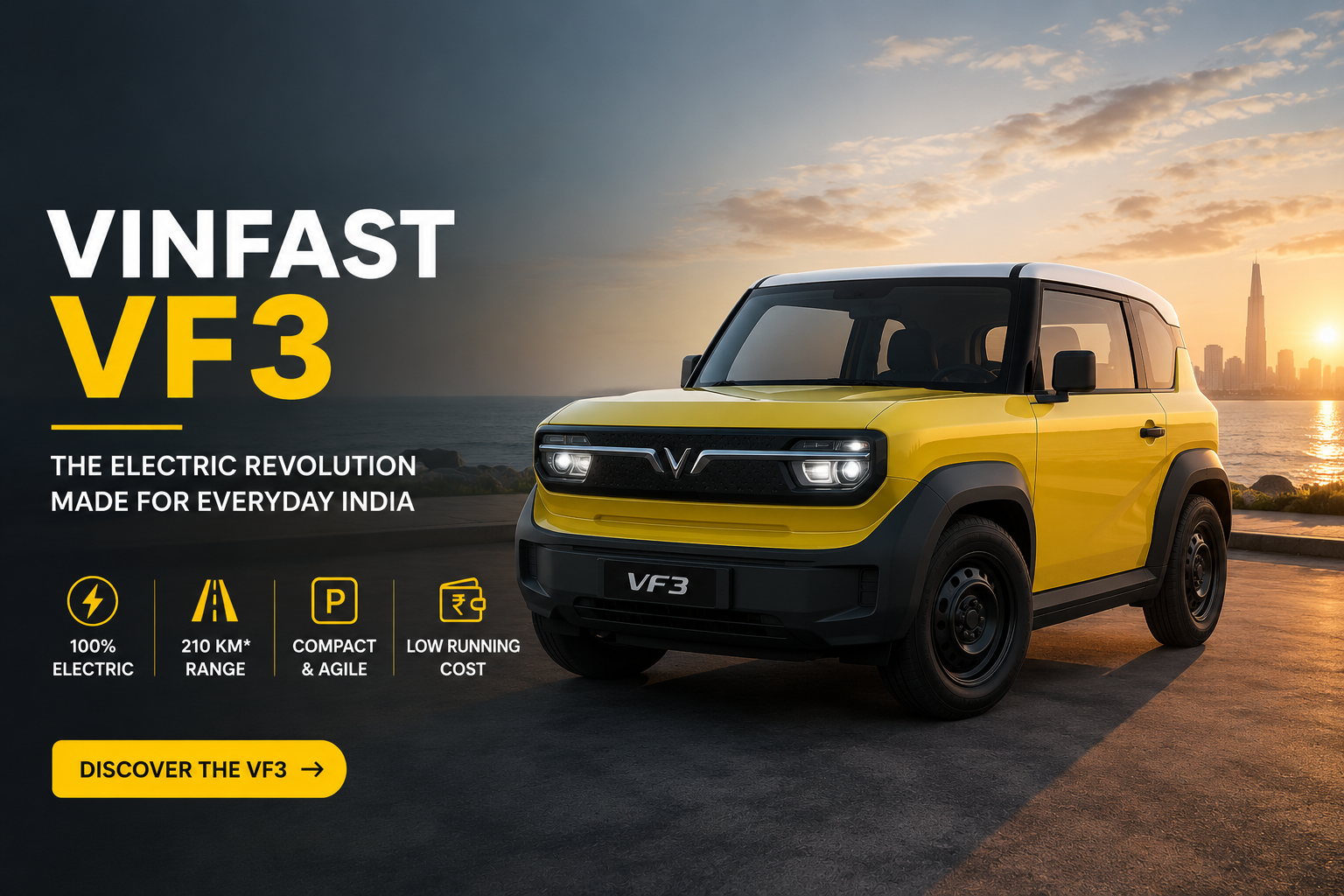 VinFast VF3 Price in India 2026: Launch Date & Features