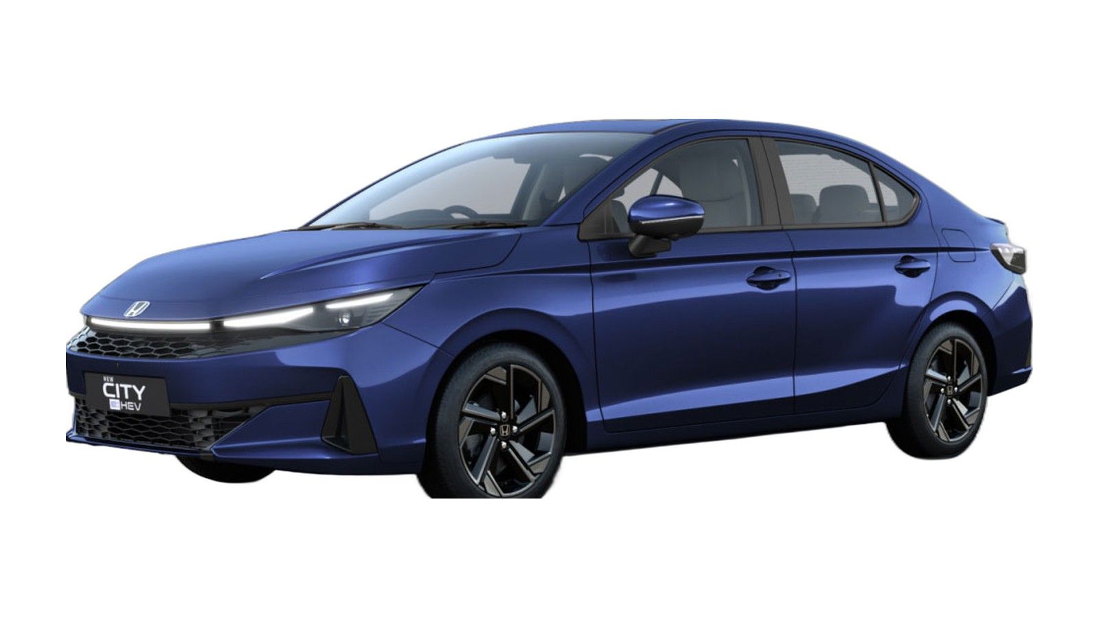 Honda City in Obsidian Blue Pearl