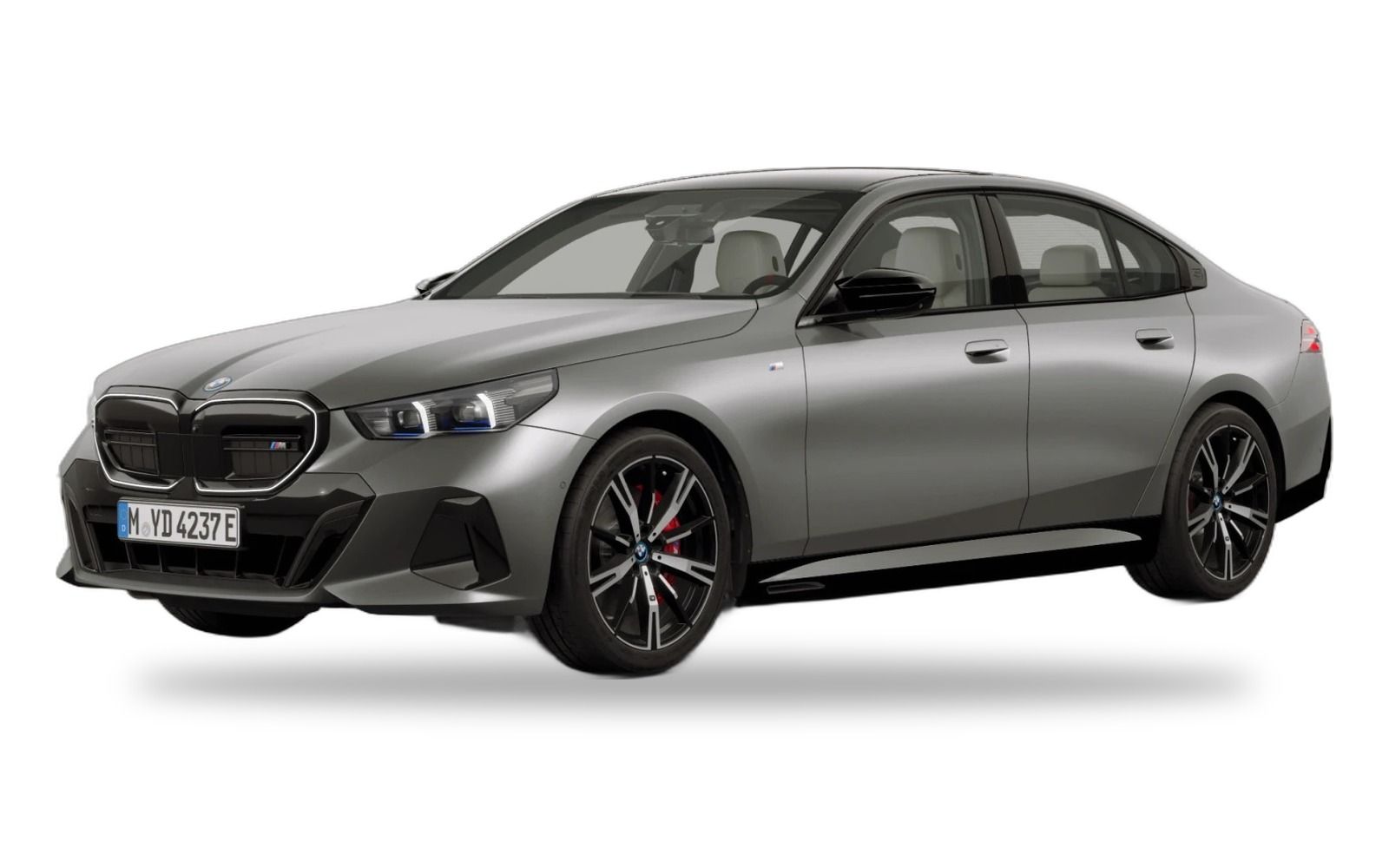 BMW i5 in BMW Individual Frozen Pure Grey Metallic