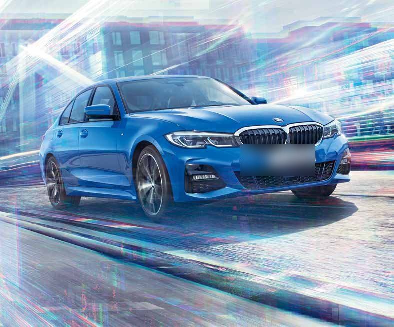 BMW 3 Series LWB — Sporty M Sport front with LED headlights
