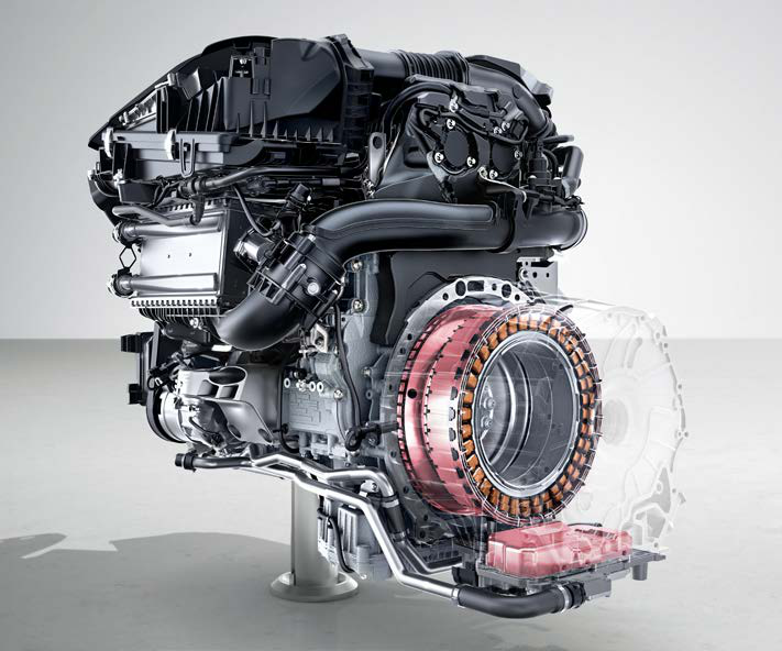Mercedes-Benz C-Class — M254 2.0-litre petrol engine with integrated starter-generator (ISG)