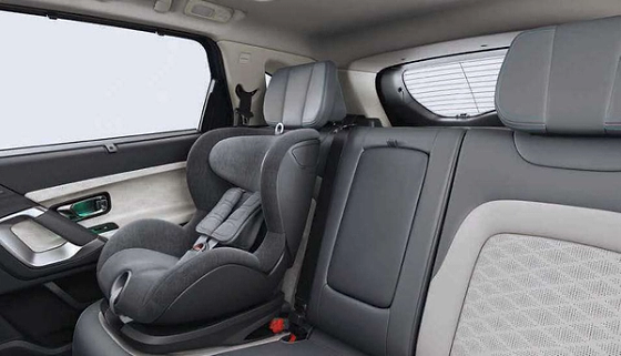Tata Harrier EV, Built-in ISOFIX anchors keep child seats locked firmly in place