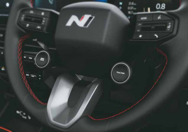 Hyundai Venue N Line — Drive mode select (Eco, Normal, Sport) with traction control modes (Sand, Mud, Snow)