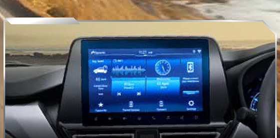 Toyota Urban Cruiser Taisor, Touchscreen infotainment display