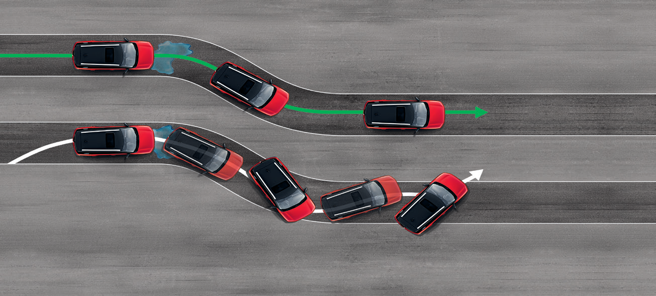 Maruti Suzuki Brezza — Electronic Stability Program keeps the vehicle on its intended line.