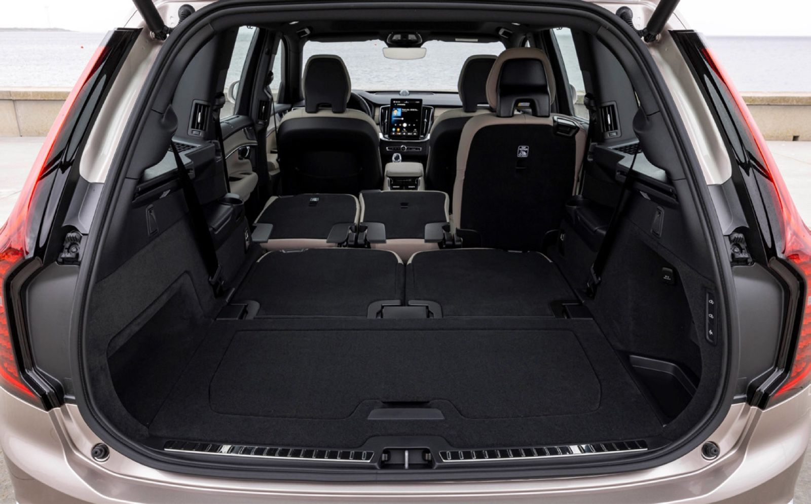 Volvo XC90 — Second and third rows fold flat for a versatile, near-flat load bay