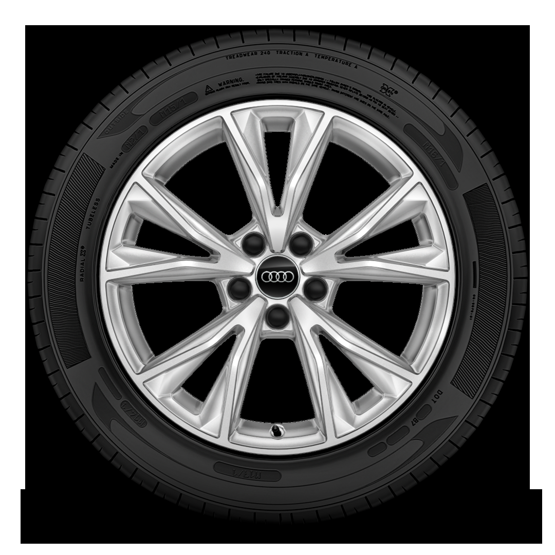 Audi Q3 Sportback — R18 5-spoke V-style aluminium alloy wheel