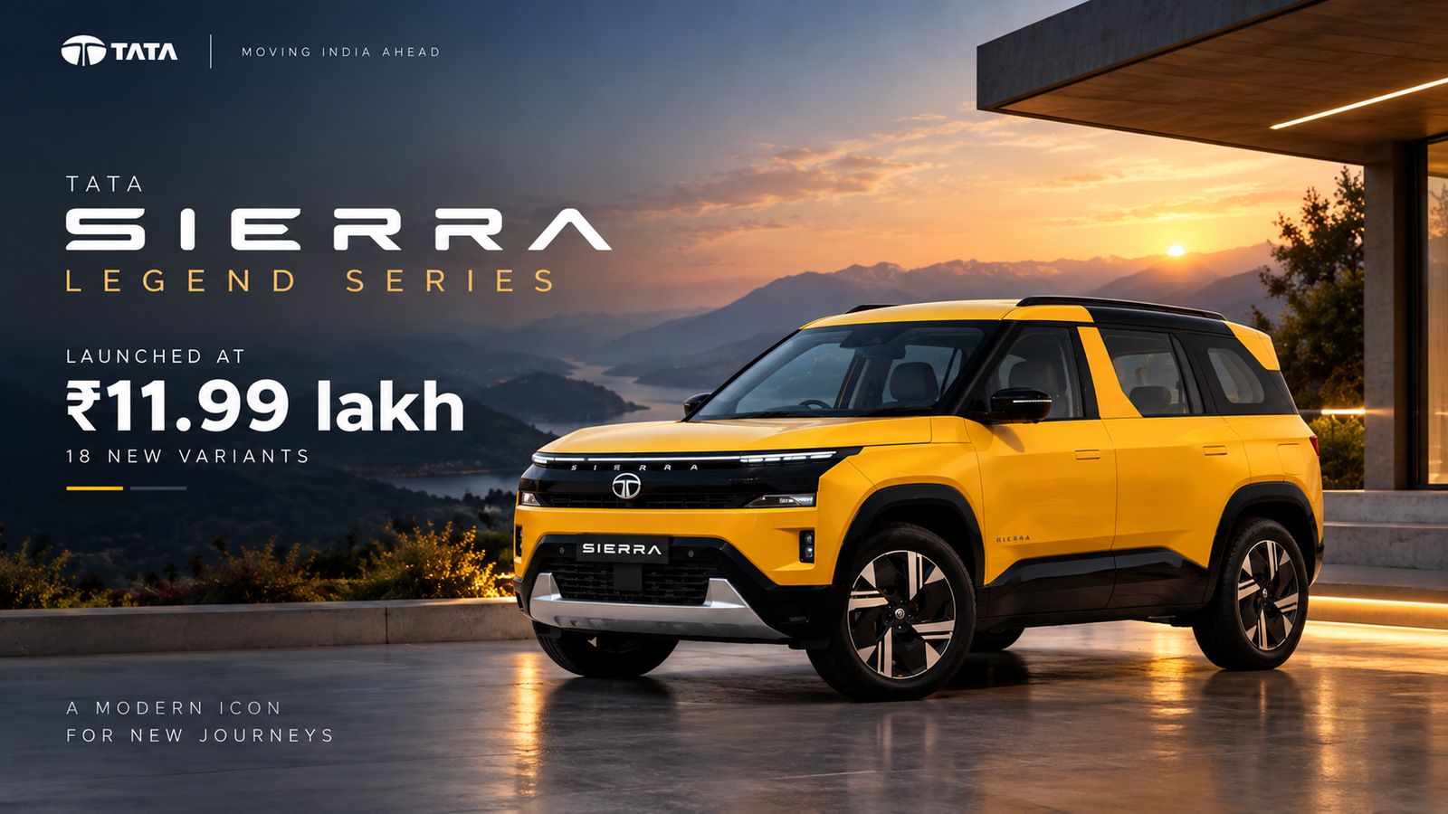 Tata Sierra Legend Series launched at ₹11.99 lakh: 18 new value-loaded variants