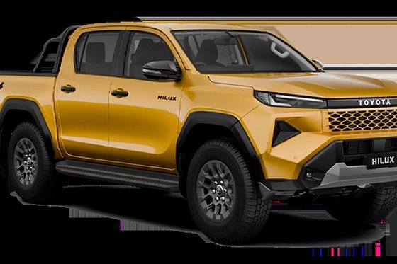 Toyota Hilux, Available in Super White, Platinum Pearl White, Sulphur Metallic, Emotional Red and Attitude Black.